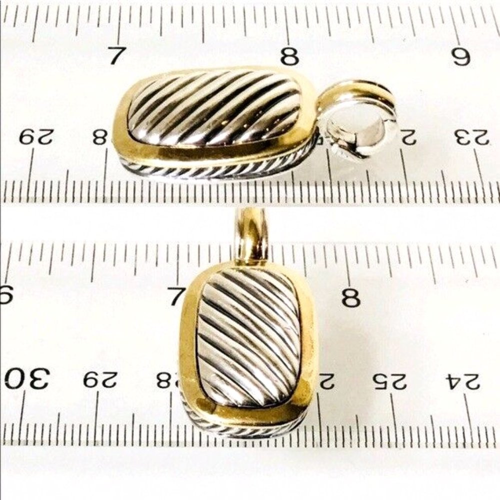 David Yurman Cable Enhancer Pendant Necklace - Picture 7 of 9